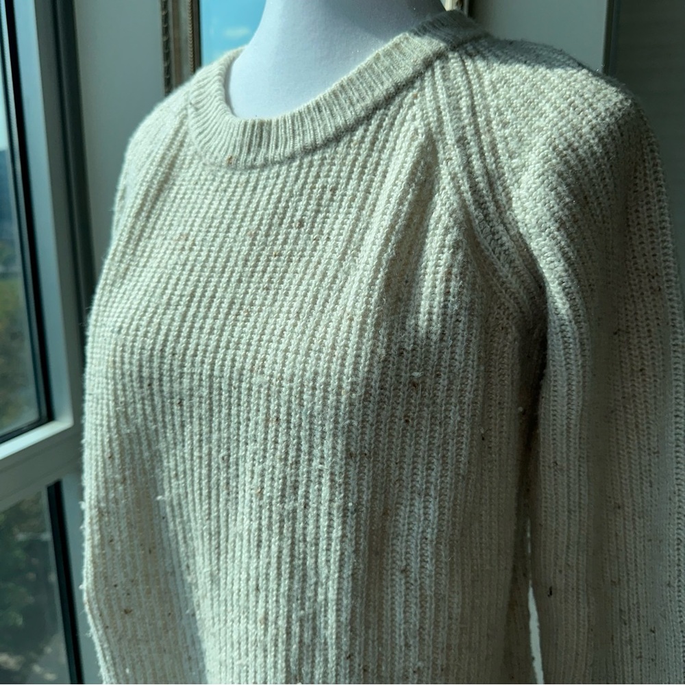 Madewell Speckled Ribbed Sweater Dress | Small - Picture 4 of 12